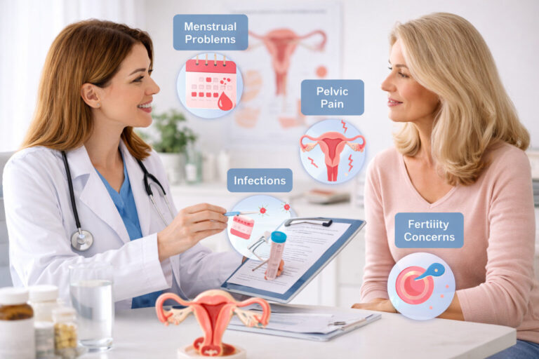 Consultation on women's health concerns